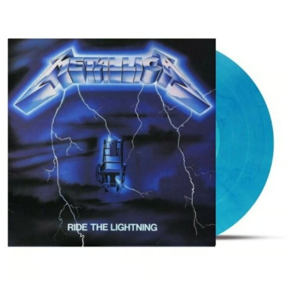 Metallica Ride The Lightning LP ~ Exclusive Colored Vinyl (Blue) ~ New/Sealed! - Picture 1 of 2
